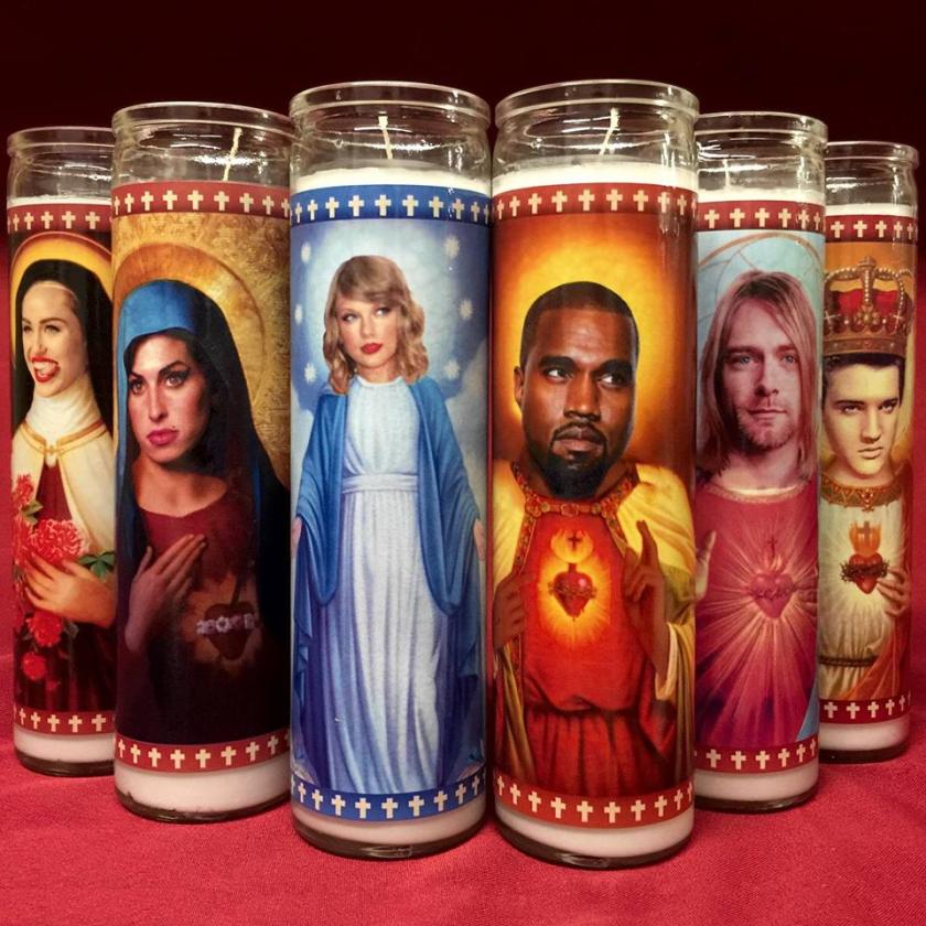 hilarious celebrity prayer candles