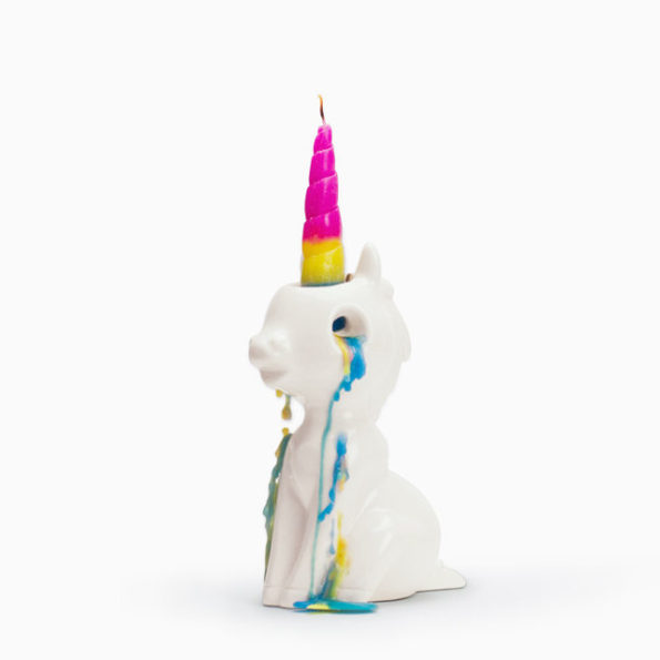 This Crying Unicorn Candle Sheds Wax Tears As It Burns-2