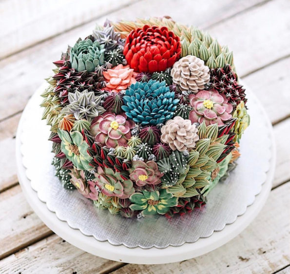 You Have Got To See These Super Pretty Terrarium Cakes-1